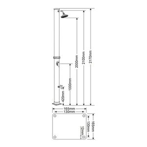 <span class=keywords><strong>Douche</strong></span> extérieure moderne ronde en PVC, mitigeur de <span class=keywords><strong>douche</strong></span> au sol, 2 fonctions, corps en laiton, système de <span class=keywords><strong>douche</strong></span> pour piscine, <span class=keywords><strong>douche</strong></span> extérieure - Product Image 5