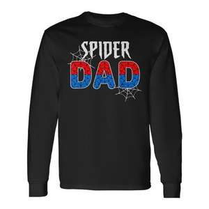 T-shirt à manches longues Spider Dad pour la fête des pères, cadeau d'anniversaire - Product Image 3