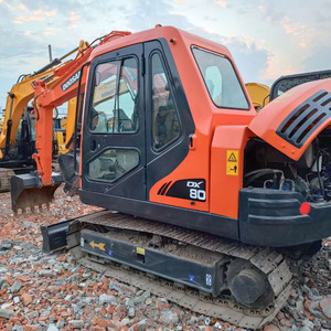 <b>8</b> <b>Ton</b> Backhoe Used Doosan DX80 Crawler <b>Excavator</b> With Blade Secondhand Doosan DX80 DH80 <b>Excavator</b> in Low Working Hours - Product Image 3