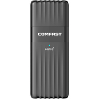 COMFAST CF-970AX Adaptateur WiFi 6 Comfast AX3000 USB 3.0 sans pilote Dongle WiFi 6 Carte réseau Récepteur sans fil