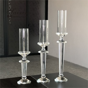 Set di Candelabri Alti in Cristallo ZT-026 in Offerta Speciale per Decorazioni da <span class=keywords><strong>Tavola</strong></span> per <span class=keywords><strong>Capodanno</strong></span>, San Valentino, Ringraziamento, Natale e Matrimoni - Product Image 3