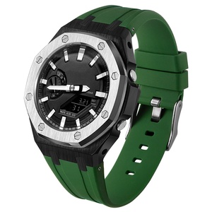 Boîtier de montre personnalisé en alliage de zinc pour <span class=keywords><strong>Casio</strong></span> 2100, accessoires de remplacement, bracelet en silicone, lunette pour kit de modification <span class=keywords><strong>Casio</strong></span> G A2100 - Product Image 1