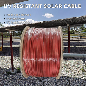 UV Resistant Copper Outdoor <b>Solar</b> <b>Panel</b> <b>Cable</b> 2.5mm 4mm 6mm Red Black PV <b>Cable</b> for <b>Solar</b> Power System - Product Image 2