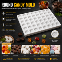 Moule à chocolat carré miniature à 625 cavités, moule de décoration de gâteau, moule à bougie et savon fait main DIY
