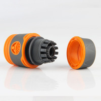 QL529 tuyau d'eau en plastique à 4 points connecteur de robinet d'eau de tête de raccordement distributeur de tuyau d'arrosage épaissi