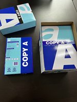 Papier de bonne qualité et bon prix format A4 avec 500 feuilles par rame (paquet) et 5 rames par boîte d'emballage