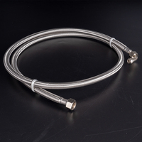 Manguera de Agua para Cafetera, Moderna, Duradera y Flexible, de Acero Inoxidable Trenzado, con Conexión en Codo de 3/8 Pulgadas