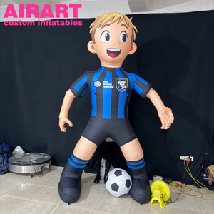 Gonfiabile a Forma di Ragazzo Calciatore per Esterni, Personalizzabile per Partite di Calcio - Product Image 4