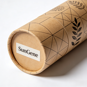 Recyclable Cardboard Cylinder Tube for <b>Red</b> <b>Wine</b> <b>Glass</b> Anti-Break Custom Size Logo for Home Bar Gift Glassware Packaging - Product Image 3