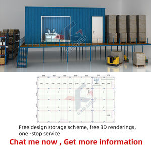 أنظمة أرفف منصة نقالة رف أرضي ميزانين لتخزين رف الميزانين الصلب للمستودعات - Product Image 3