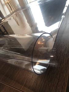 Rollo de película de <span class=keywords><strong>PVC</strong></span> suave transparente normal a prueba de agua, hoja de niebla en relieve de vinilo flexible para protección de silla de mesa - Product Image 3