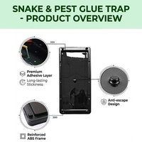 Piège à souris en plastique à colle