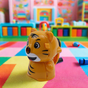 Piccola tigre creativa simpatica temperamatite per gli studenti della scuola primaria cancelleria all'ingrosso - Product Image 1