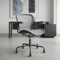 Chaise de bureau ergonomique entièrement en maille, avec soutien lombaire réglable, chaise pivotante réglable en hauteur pour le bureau (vente en gros)