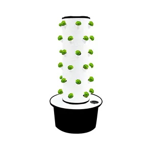 Best Selling Product Self-Watering Hydroponic 10 Layer 60Pots Vertical Hydroponic System Tower