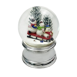 Nhà sản xuất chuyên nghiệp bóng nước Hand Painted tuyết Bộ nhớ <span class=keywords><strong>Globe</strong></span> boule một Eau Santa Glass tuyết <span class=keywords><strong>Globe</strong></span> tại Trung Quốc - Product Image 4