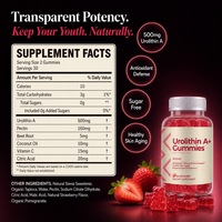 Permen Kunyah Urolithin A 500mg untuk Energi Seluler Mitokondria, Pemulihan Otot, dan Dukungan Kulit