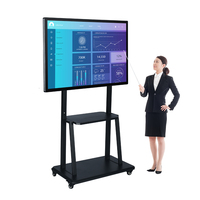 Pantalla Táctil FHD 1080p de 27/32/43/55 Pulgadas para PC/Reuniones Interactivas, Pantalla Publicitaria con Windows 10/11/Aleación de Aluminio