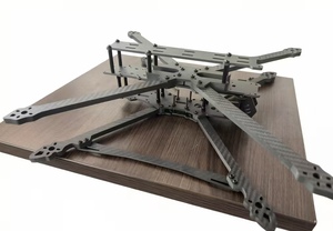 Les châssis d'<span class=keywords><strong>avions</strong></span> de cross-country MARK4 de 5 et 7 pouces peuvent tous être personnalisés avec des composants de drone entièrement en fibre de carbone. - Product Image 6