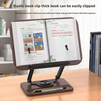 Support de lecture pour enfants Boneruy, multifonctionnel, rotatif à 360 degrés, en plastique, réglable en hauteur, support de tablette de bureau, modèle R51C