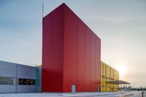 Revêtement mural extérieur flexible en panneau composite d'aluminium (ACP/ACM) moderne, écologique, recouvert de PVDF, rouge, 4x8, épaisseur 4mm/3mm/5mm - Product Image 2