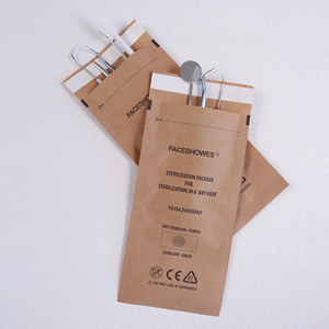 Diş araçları ve tırnak sanat malzemeleri kapsülleme için tek kullanımlık kendinden sızdırmazlık sterilizasyon torbaları kağıt torbalar tıbbi sarf malzemeleri - Product Image 5