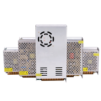 Fuente de Alimentación Conmutada LED de Amplio Rango de Voltaje de Entrada 110v y Bajo Voltaje de Salida 24v 360w con Certificaciones CE, FCC, RoHS, IP20 y 87% de Eficiencia