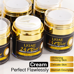 LKIAE - Set de Cuidado de la <span class=keywords><strong>Piel</strong></span> Coreano de Lujo con Vitamina C, 24k, para Eliminar Manchas Oscuras, Hidratante, Antienvejecimiento, Blanqueador, Orgánico, con Papaya - Product Image 4