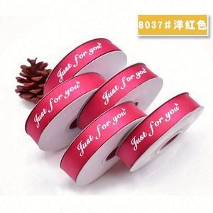 Cinta de grogrén impresa en relieve 3D ecológica personalizada, cinta de poliéster suave para regalo de San Valentín, embalaje directo de fábrica - Product Image 5