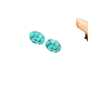 Piedra de Rubí Starsgem de 3*4mm-9*11mm, Corte Ovalado, Color Fantasía, Rubí Cultivado en Laboratorio con Fuego para Joyería - Product Image 1