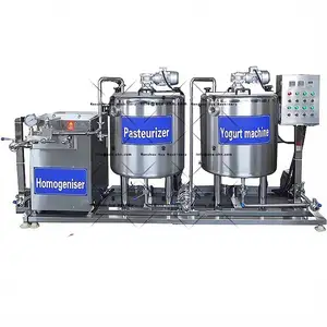 Mini Dairy Processing Plant Equipment Auto 100L/H 500L/H Pasteurized Milk Mini Lab Equipments Cheap Price For Sale