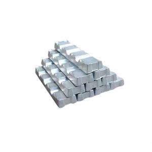 Lingots de zinc de haute qualité diverses matières premières de pureté 99.99% et 99.95% puretés - Product Image 1