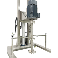 Homogénéisateur mobile pneumatique portable de laboratoire à cisaillement élevé pour dispersion