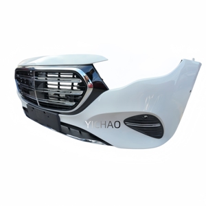 Cubierta de Parachoques Delantero de Calidad para <span class=keywords><strong>Mercedes</strong></span> W214 E260 E300 2024 2025 con Rejilla Cromada y Carcasa para Faros Antiniebla - Product Image 3