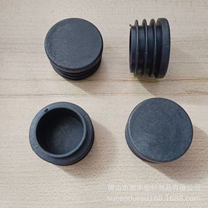 Tapón de plástico redondo negro de 32 mm para muebles, soporte para patas de silla, conector duradero - Product Image 4