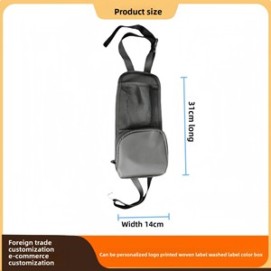 Organisateur de voiture multifonctionnel avec crochet de suspension Sac de rangement latéral transfrontalier Amazon pour fournitures de voiture - Product Image 2