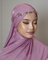 FRC 2025 Organza Satin Adele Hijab Glimmer syal cerah Hijab Organza Singapore Giselle syal selendang Crepe Satin sutra Hijab