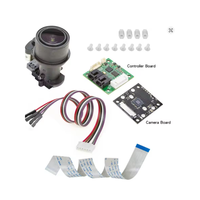 Caméra PTZ à zoom panoramique inclinable 5MP 1080p pour carte de caméra Raspberry Pi 4/3B +/3