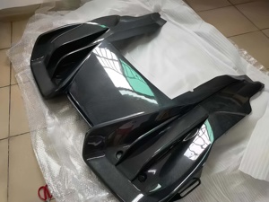 Pour McLaren MP4-12C : Lame arrière en fibre de carbone, Lame inférieure arrière en fibre de carbone, Diffuseur arrière en fibre de carbone - Product Image 4