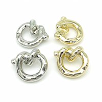 Boutons métalliques JINYU pour vêtements, logo personnalisé de haute qualité, alliage de zinc, placage, chemise pour femme, sans nickel, respectueux de l'environnement