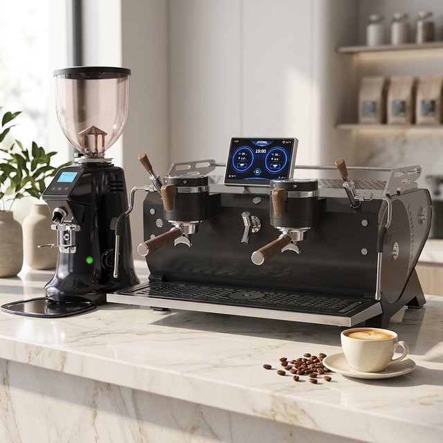 Commercial Professional Coffee Machine Powerful and Reliable for Business Use Quality Coffee Making Equipment