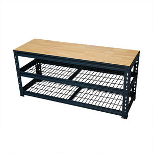 Rayonnage léger galvanisé sans vis à rivets Étagères métalliques Étagères en métal acier pour garage Étagère de rangement pour usage domestique - Product Image 1