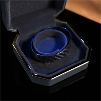 Bracelet en fibre de carbone avec logo personnalisé, boîte cadeau de luxe, bracelet pour homme OEM/ODM, léger et hypoallergénique