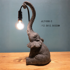 โคมไฟ LED รูปสัตว์ทำจากเรซินสำหรับตกแต่งโคมไฟรูปช้างยามค่ำคืนโคมไฟกระดาษทิชชู - Product Image 2