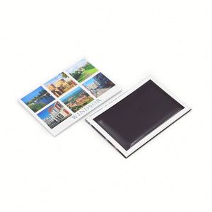 Manufactory Wholesale Custom Photo Souvenir Tin Low Moq Personalized Scenery Metal Tinplate <b>Fridge</b> Magnets - Product Image 4