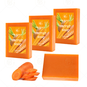 Savon Solide Artisanal Végétalien Éclaircissant et Hydratant à la Carotte avec Logo Personnalisé – Extrait 100% Naturel pour Soin de la Peau – Vente en Gros - Product Image 3
