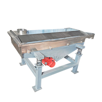 Tamis vibrant linéaire motorisé carré, machine de tamisage vibratoire pour le traitement des aliments et des noix de karité