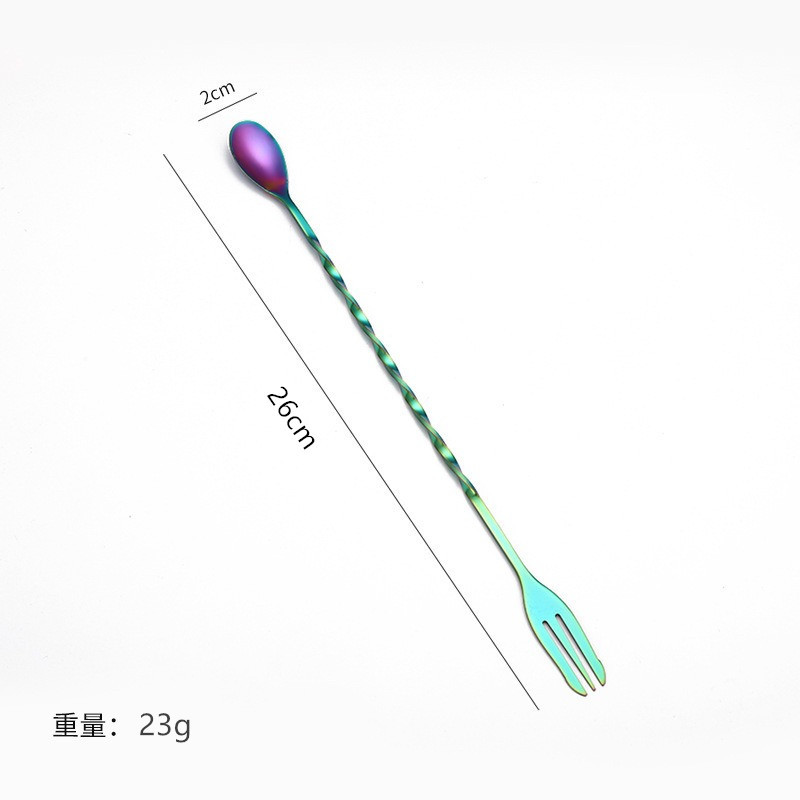Colorful Small Size Spoon [Thickening] [410 Material]]