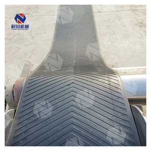 <span class=keywords><strong>Ep160</strong></span> 315/3 250 500M panjang otomatis agregat makan Chevron sabuk konveyor sistem pasir putih karet sabuk konveyor - Product Image 6
