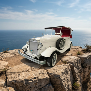 Voiturette de golf électrique XCEGO certifiée CE, modèle classique blanc convertible 5 places, garantie 1 an, pour usage hôtelier - Vente directe usine - Product Image 1